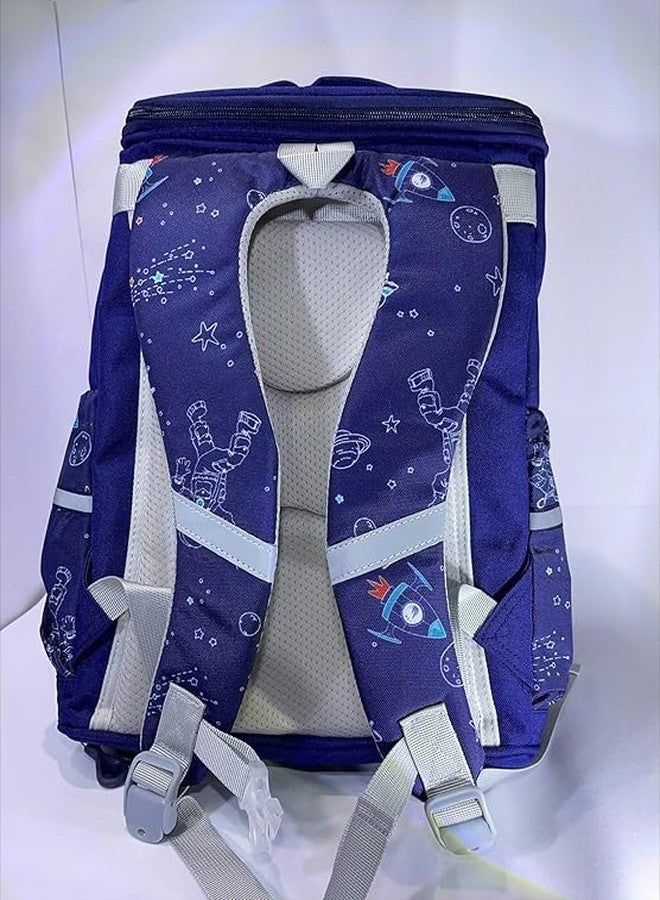 Aldea 3D Astronaut Design School Bag | Hard Shell Kids Backpack for Girls & Boys | Cute, Stylish, Durable, Ideal for School & Children’s Gifts (Blue, Full Astronaut) - Image 3