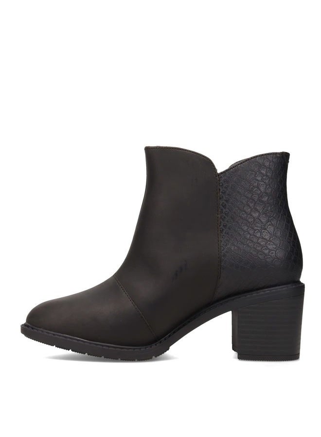 clarks Women's Scene Zip Ankle Boot, Black Combi, 40 EU - Image 5