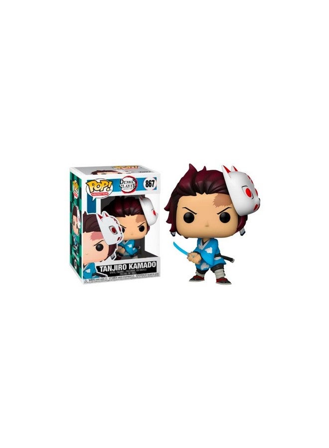 Funko Pop! Animation #867 Demon Slayer PVC Tanjiro Kamado with Mask - Image 1