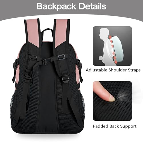 LARIPOP Basketball Backpack with Ball Compartment - Ventilated Shoe Pocket Fits US Size 15, Water Resistant 30L Sports Bag for Men Women Teen Athletes Practice Travel - Image 5