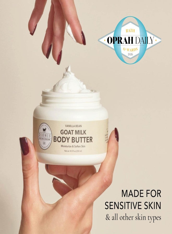 Dionis Goat Milk Whipped Body Butter - Rich & Moisturizing Body Cream, Goat Milk Lotion with Squalane, Hydrating Body Moisturizer for Dry Skin - Vanilla Bean 8.5 oz - Image 5