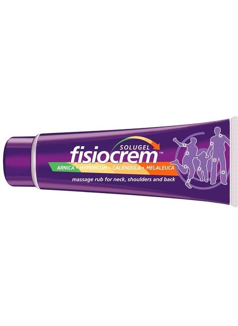 Fisiocrem Solugel - Massage rub for Neck, Shoulders and Back with Arnica - 60 ml