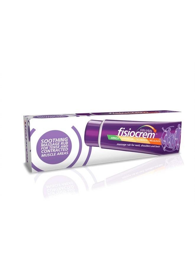 SOLUGEL FISIOCREM - Fisiocrem Solugel - Massage rub for Neck, Shoulders and Back with Arnica - 60 ml - Image 1