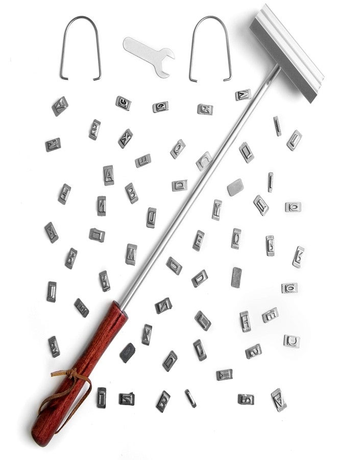 Hammer + Axe عصا وسم اللحوم للشواء قابلة للتخصيص من هامر + أكس، مزودة بأكثر من 60 حرفًا ومسافة، ابتكر رسائل فريدة لوسم شرائح اللحم والدجاج والنقانق والتوفو وغيرها، هدية مثالية لعشاق الشواء. - Image 4