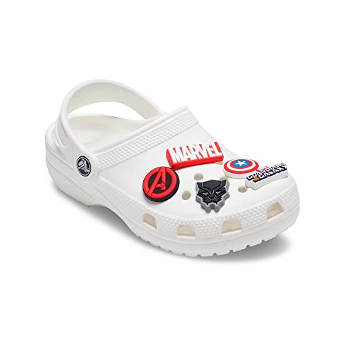 Crocs® Jibbitz Charms – Mixed Characters for Kids Shoes – Synthetic Material – Easy Attachment – Post Closure Marvel 5-Pack One Size One Size - Image 2