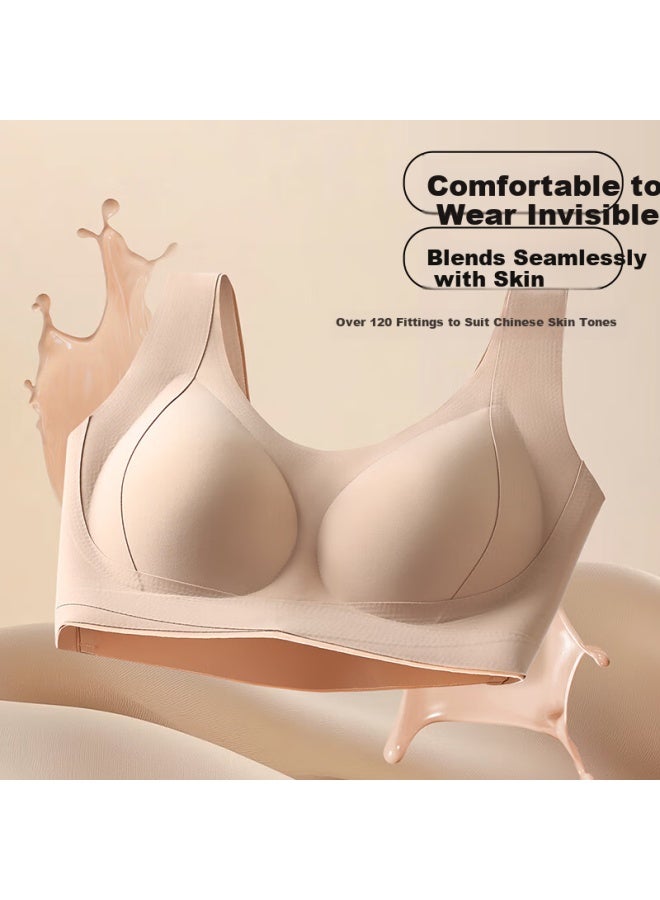 Gracewell Invisible Push-up Bra With Anti-sagging And Seamless Wire-free Backless Vest-style Bra - Image 5
