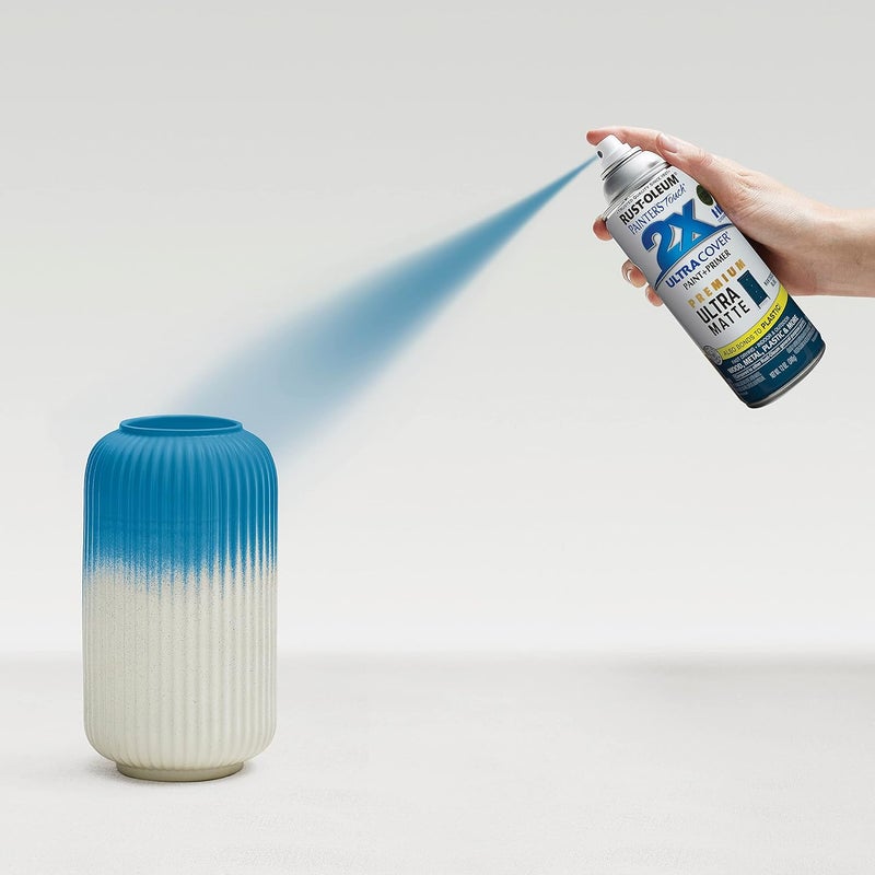 Rust-Oleum 331188 Painter's Touch 2X Cover, 12 Oz, Ultra Matte Nantucket Blue - Image 5