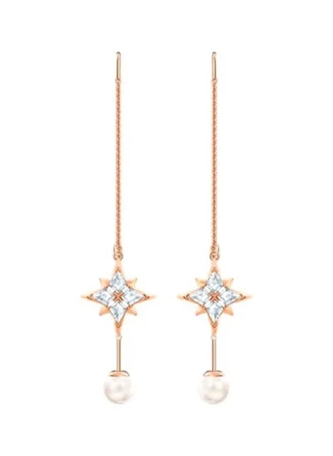 Generic - Generic Swarovski Pear Stud Drop Earrings - Image 1