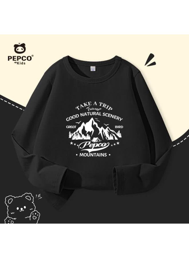 Pepco Boys' Long-sleeve T-shirt, Spring And Autumn New Style, Thin Pure Cotton Round Neck Top For Children's Spring Clothing - Image 4