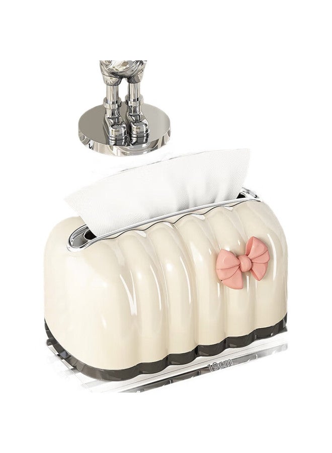 Additive Degree Jiadu Tissue Box, Living Room High-End Luxury Tissue Holder, Home Storage Box, Coffee Table Desktop Creative Decoration Ornament - Image 3