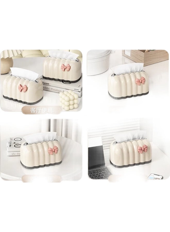 Additive Degree Jiadu Tissue Box, Living Room High-End Luxury Tissue Holder, Home Storage Box, Coffee Table Desktop Creative Decoration Ornament - Image 2