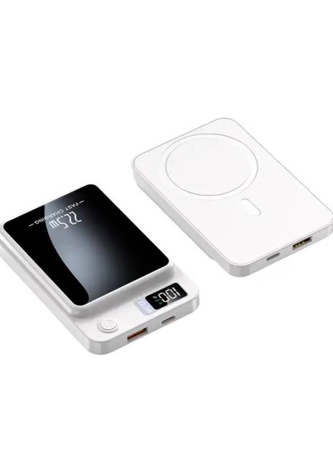 ALFY & CO 10000 mAh Magsafe Power Bank 22.5W Wireless Portable Charger with PD 20W USB-C Port, Fast Charging for MagSafe Battery Pack iPhone 15 Pro Max/iPhone 15 Plus/14/13/12 Series  - Image 2