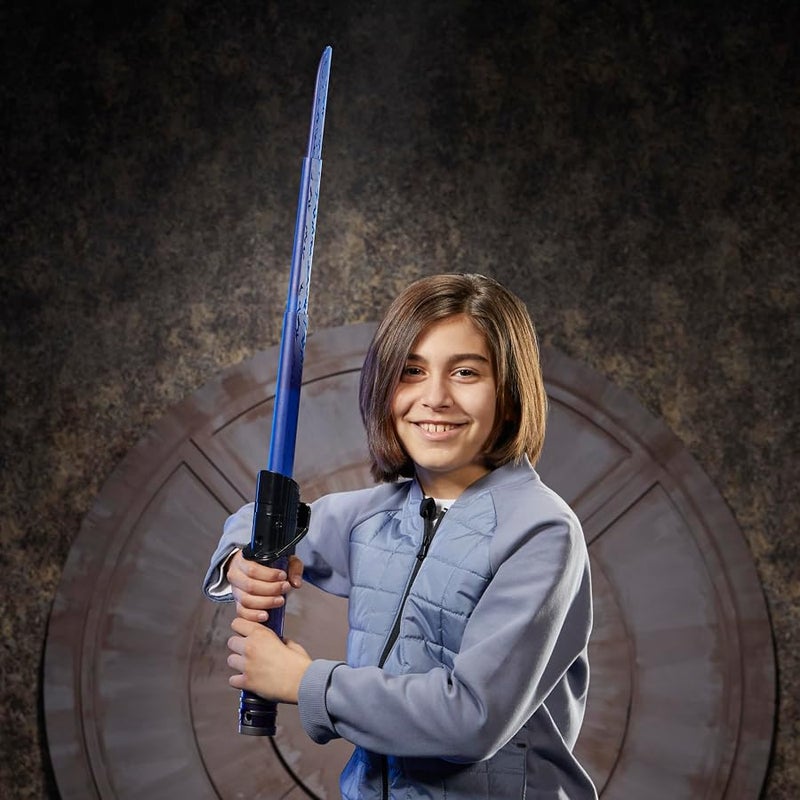STAR WARS Hasbro  Lightsaber Forge Kyber Core Darksaber, Electronic Lightsaber of Characters and Figures Series, Classic Design Plastic Accessory for Children, Holiday Toys - Image 4