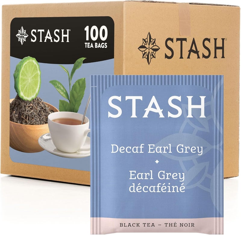 Stash Tea Decaf Earl Grey Tea - 100 Count - Image 1