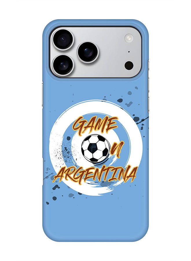 Stylizedd For iPhone 17 Pro Max,Case, [Compatible with MagSafe] Magnetic cover Slim fit Protection Matte, - Game on Argentina