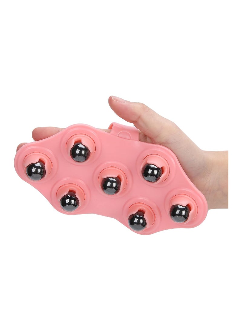 general Handheld massager, palm shaped massage gloves, metal bead ball massager, body care massage tools, muscle back neck joints feet shoulders legs pain relief - Image 1
