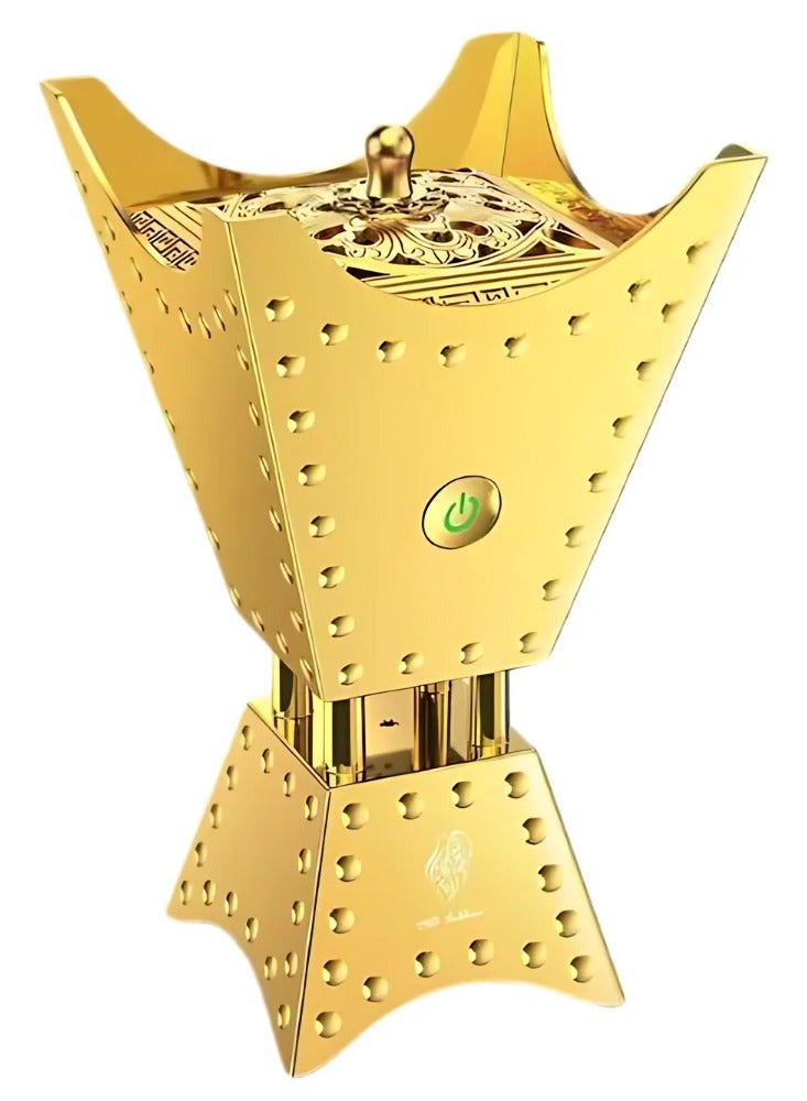 بيتشو مبخرة عود بخور للسيارة والمنزل والمكتب بعطر ذهبي - Image 1