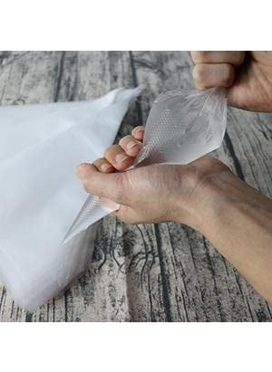 BAKING SET BAKING SET Icing Piping Bags for Cake Decoration Transparent 50 Pieces Small Small  - Image 5
