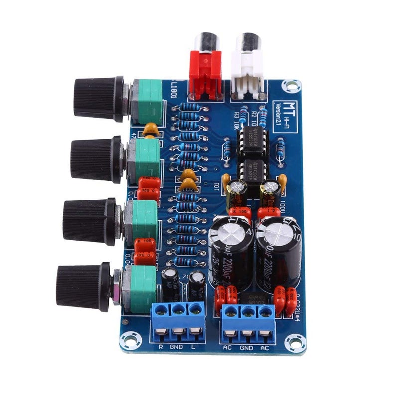 NE5532 Preamplifier Board With Volume Tone Control 105x54mm Low Noise High Fidelity - Image 5