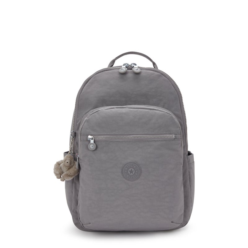 kipling Seoul Inviting Grey Large Backpack - Image 1
