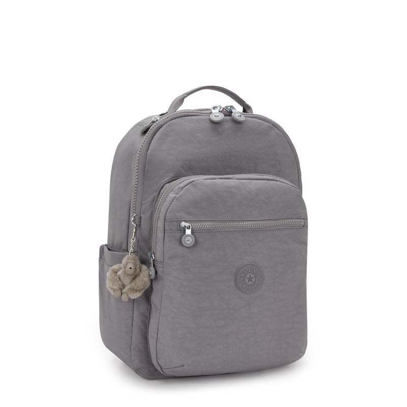kipling Seoul Inviting Grey Large Backpack - Image 4