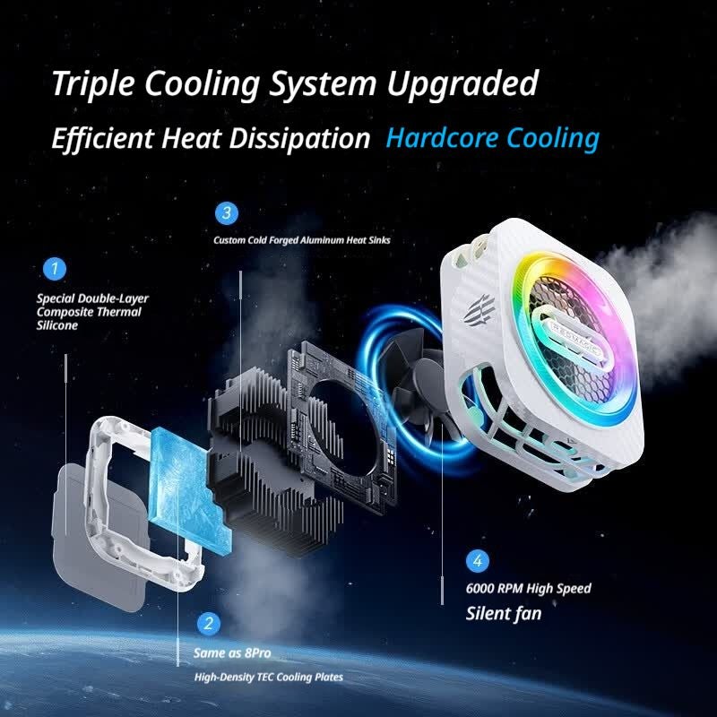 نوبيا ملحقات ألعاب Nubia RedMagic Cooler - - Image 3