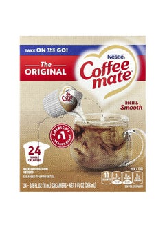 Coffee Mate Coffee Mate, Coffee Creamer, Original, 24 Creamers, 3/8 fl oz (11ml) Each  - Image 1