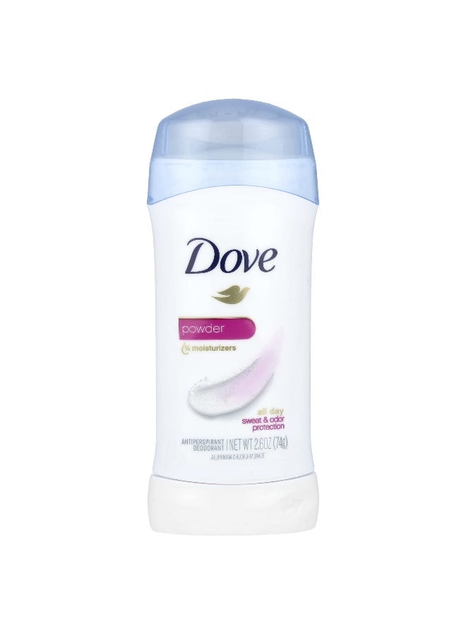 Dove دوف، مزيل العرق المضاد للتعرق، بودرة، 2.6 أونصة (74 غرام) - Image 1