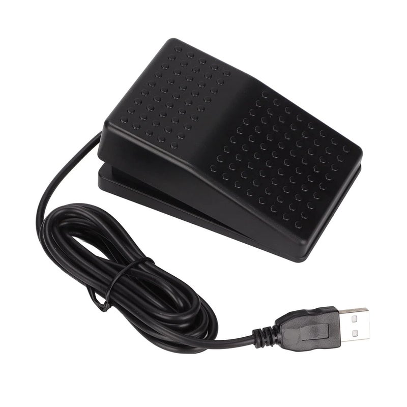 [موصى به من العملاء] دواسة قدم USB، حساسية عالية متعددة الوظائف مريحة، دواسة قدم واحدة مع كابل 2 متر، دواسة تحكم بضغطة واحدة للكمبيوتر يتحمل مناخ المملكة الحار جودة فاخرة وصول دفعة جديدة - Image 1