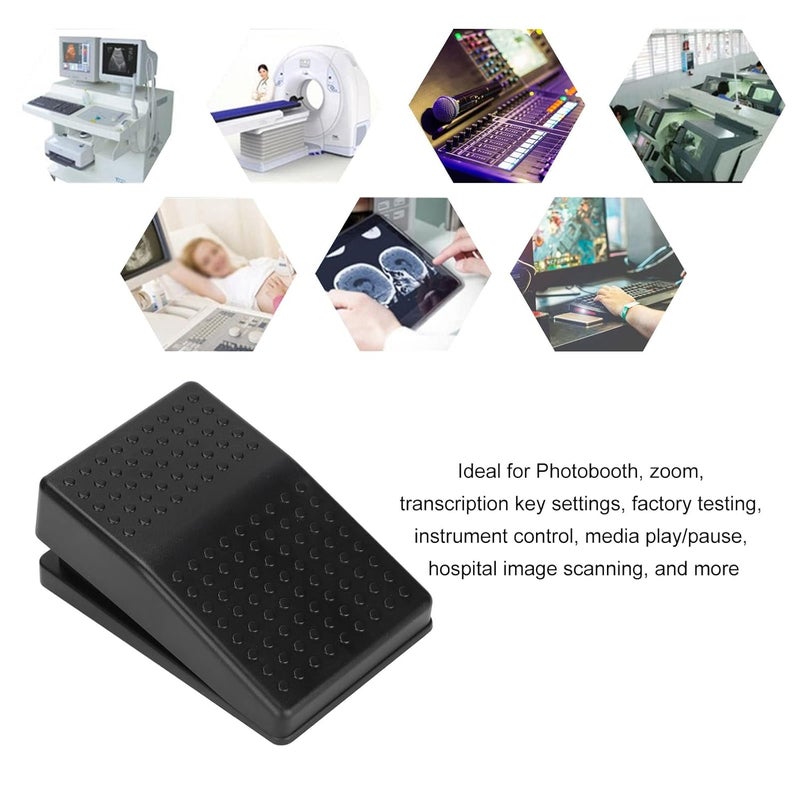[موصى به من العملاء] دواسة قدم USB، حساسية عالية متعددة الوظائف مريحة، دواسة قدم واحدة مع كابل 2 متر، دواسة تحكم بضغطة واحدة للكمبيوتر يتحمل مناخ المملكة الحار جودة فاخرة وصول دفعة جديدة - Image 2
