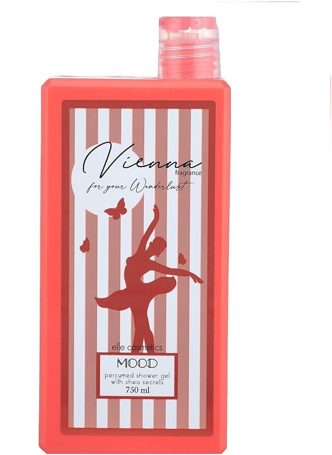MOOD Shower Gel Vienna With Shea Secrets 750ml  - Image 1