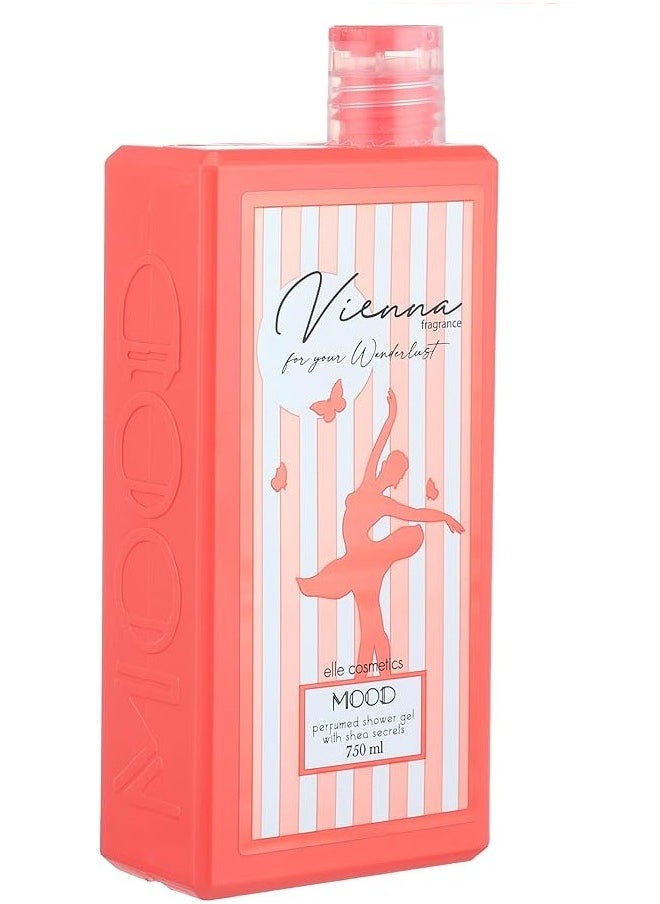 MOOD Shower Gel Vienna With Shea Secrets 750ml  - Image 2