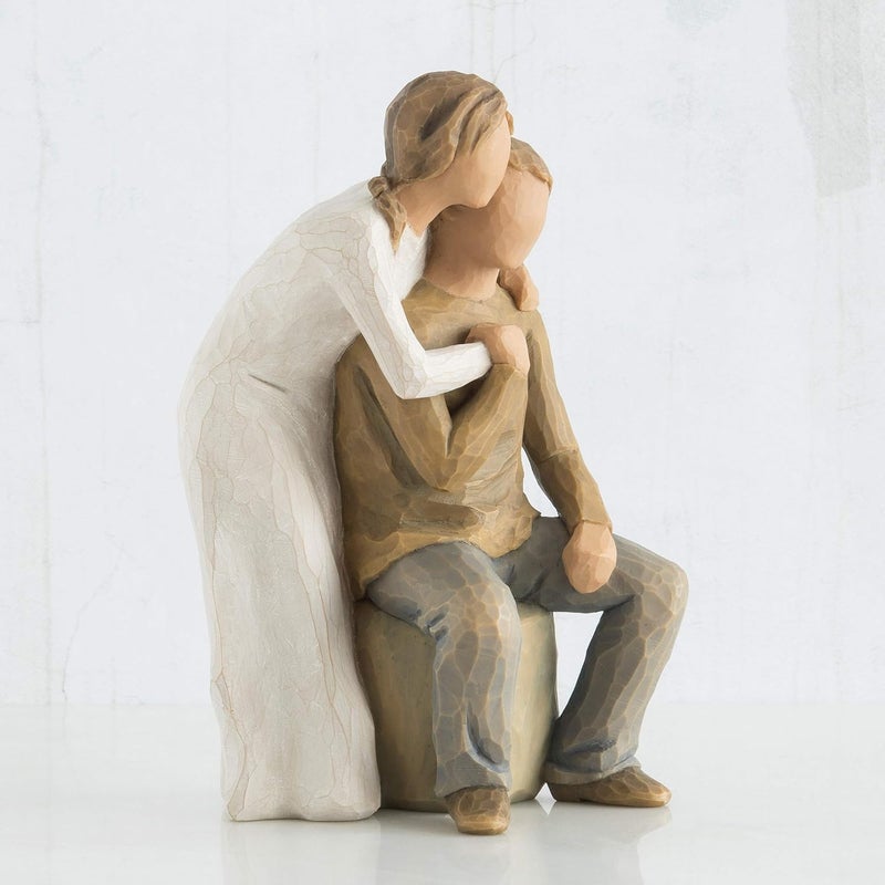 Willow Tree You And Me Figurine - 7 Inch Hand-Painted Sculpture with Lighter Skin and Hair Color - Image 4