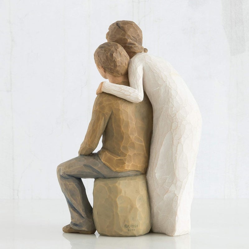 Willow Tree You And Me Figurine - 7 Inch Hand-Painted Sculpture with Lighter Skin and Hair Color - Image 3