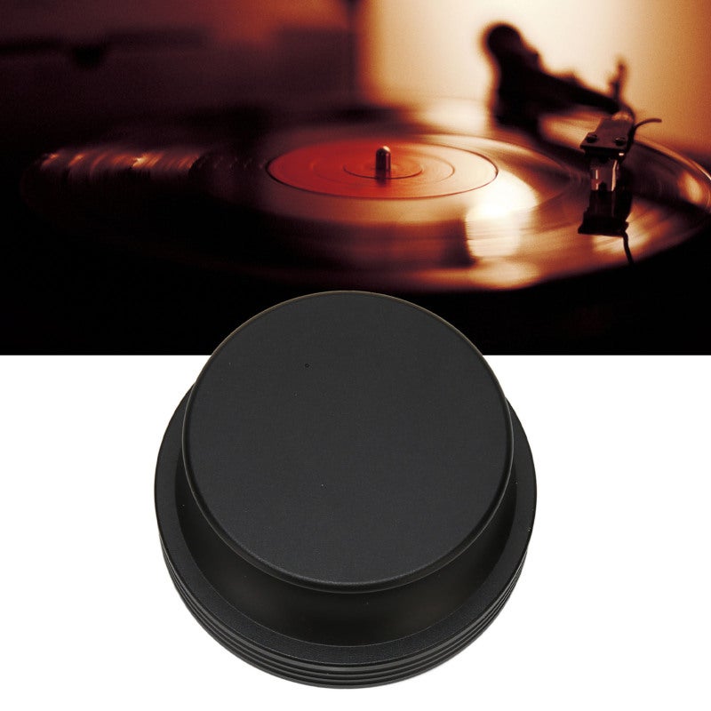 Vinyl Record Player Stabilizer: 13.8 Oz Aluminum Alloy - Reduce Vibration Improve Sound Quality Universal Turntable Clamp for Warped Records Home Use - Image 4