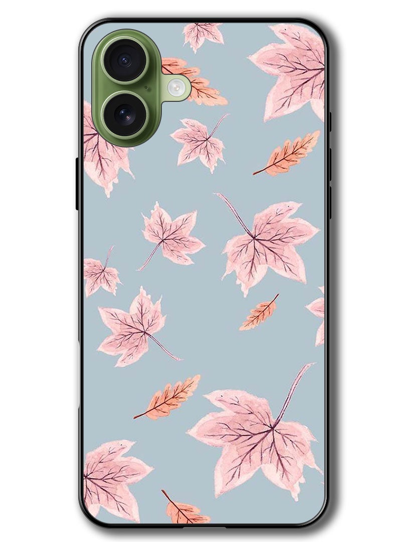 Theodor Case Compatible with Apple iPhone 17 6.3 Inch Protection Shockproof Bumper Cover Autum Leaves - Image 1