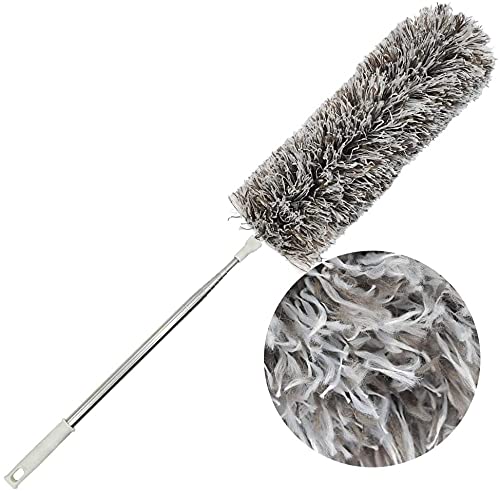Skywalk Multipurpose Microfiber Dusting Brush Hand Duster with Extendable Telescoping Pole (Multicolour) - Image 2
