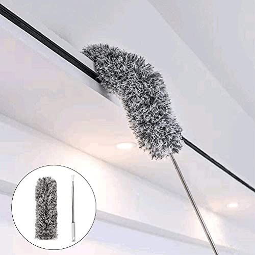 Skywalk Multipurpose Microfiber Dusting Brush Hand Duster with Extendable Telescoping Pole (Multicolour) - Image 3