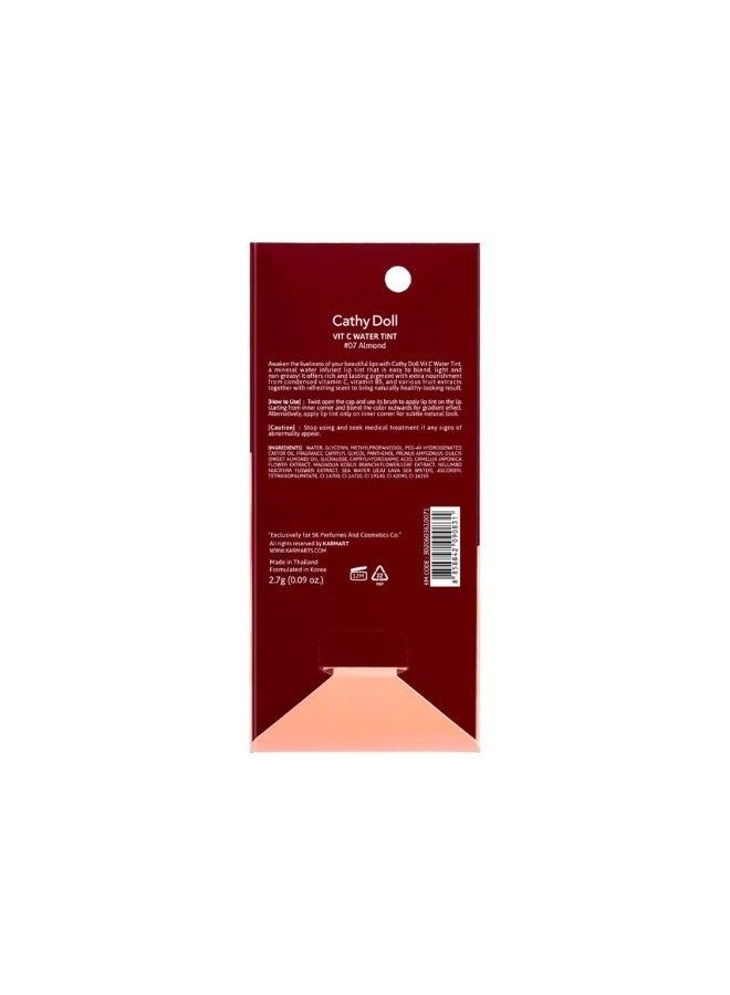 Cathy Doll Vit C Water Tint - 07 Almond - Image 3