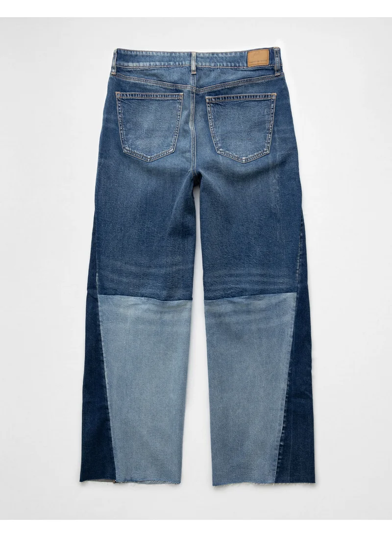 American Eagle AE Stretch Super High-Waisted Baggy Wide-Leg Jean