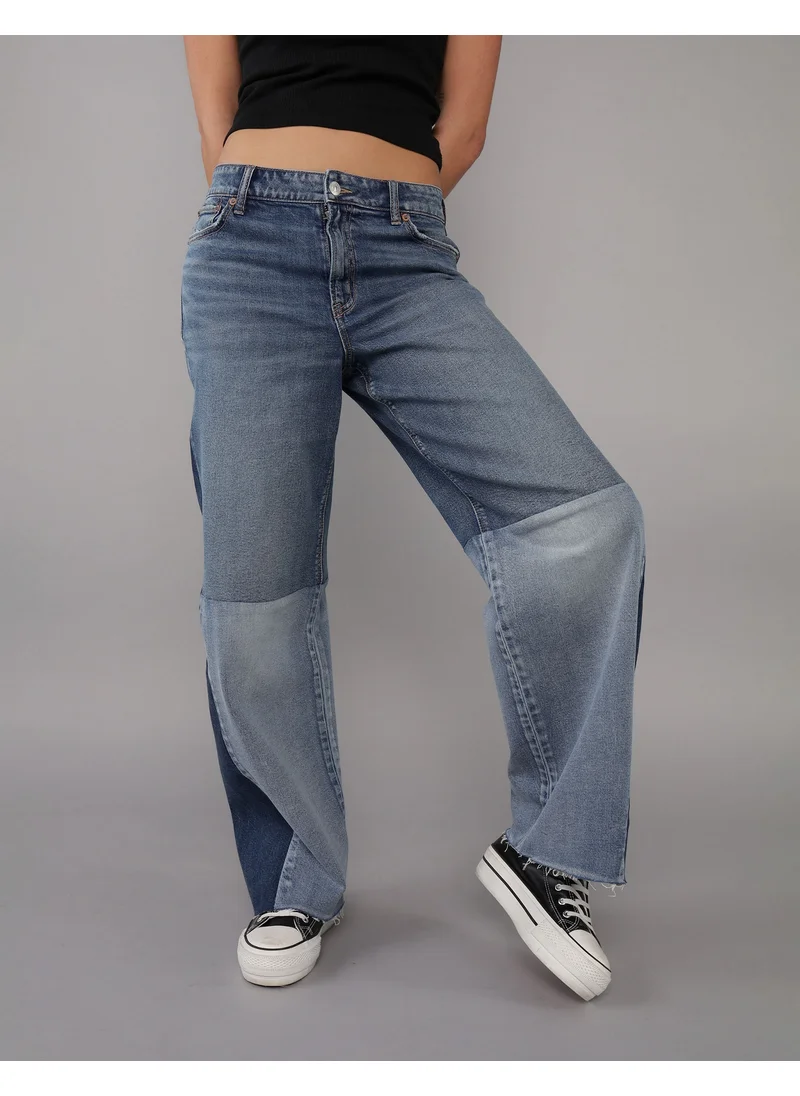 American Eagle AE Stretch Super High-Waisted Baggy Wide-Leg Jean