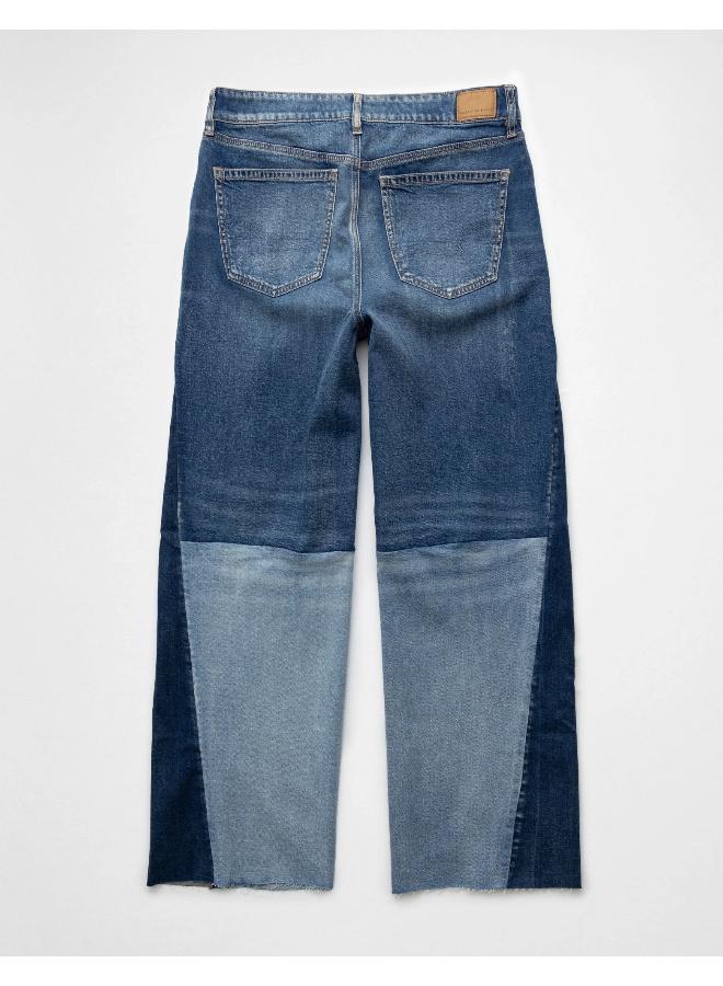 امريكان ايجل جينز واسع الساق عالي الخصر AE Stretch  - Image 2