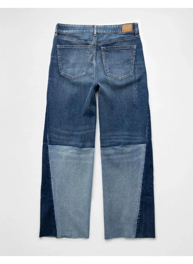 American Eagle AE Stretch Super High-Waisted Baggy Wide-Leg Jean