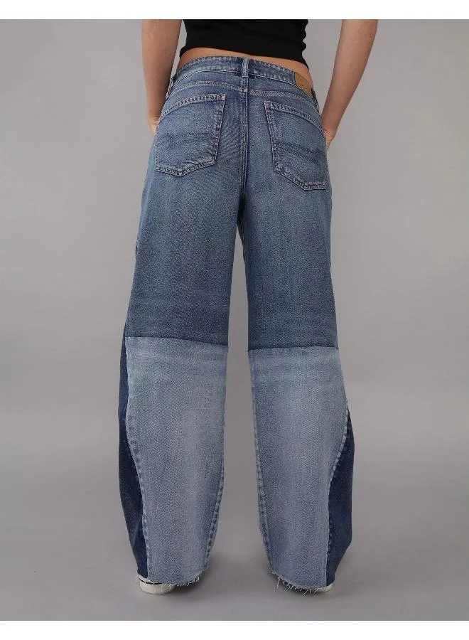 American Eagle AE Stretch Super High-Waisted Baggy Wide-Leg Jean