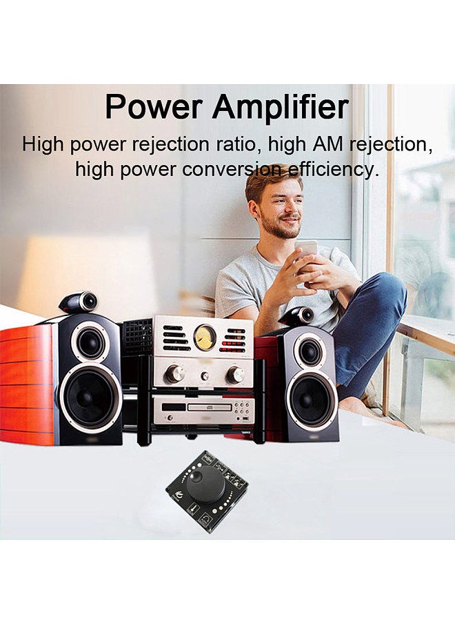 Generic - 20W+20W BT 5.0 Wireless Audio Digital Power Amplifier Mobilephone Control Stereo Board Amp Dual Channel Amplificador - Image 1