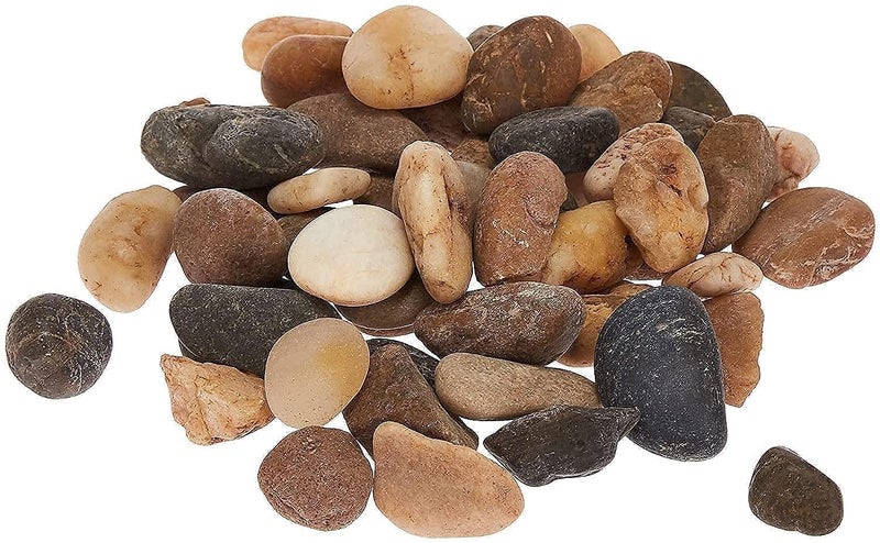 Super Z Outlet Mini Assorted Garden Beach Stone Rocks Pebbles Aquarium Lake Collection for Outdoor & Indoor Home Garden Decoration, Arts & Crafts Projects, Party Favors, Invitation (1 Pound Bag) - Image 1
