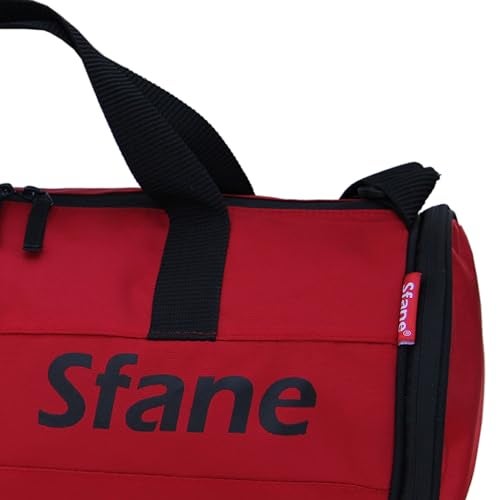 Sfane Red & Black Duffel Gym Bags - Image 4
