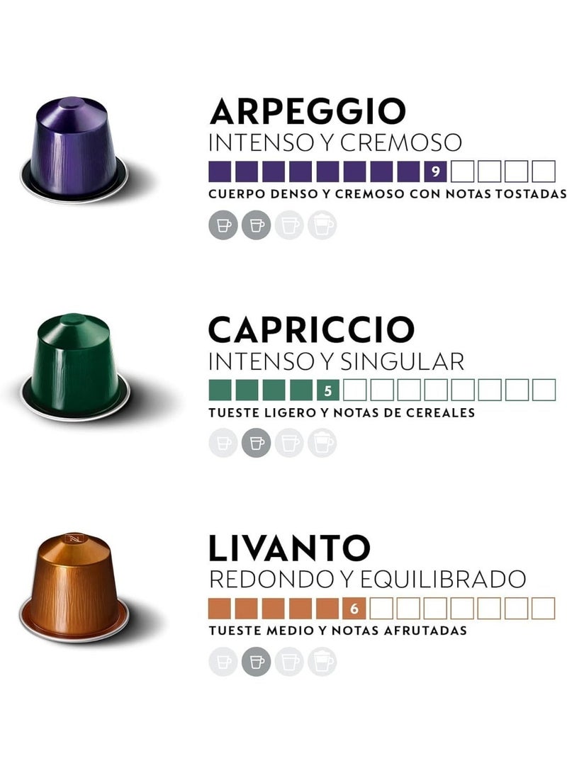 Nespresso Coffee Capsules – The Original Collection (100 Capsules) – Arpeggio, Capriccio, Livanto, Roma, Ristretto – OriginalLine Compatible - Bold & Balanced Espresso Blends - Image 2