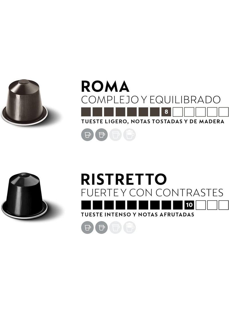 Nespresso Coffee Capsules – The Original Collection (100 Capsules) – Arpeggio, Capriccio, Livanto, Roma, Ristretto – OriginalLine Compatible - Bold & Balanced Espresso Blends - Image 3