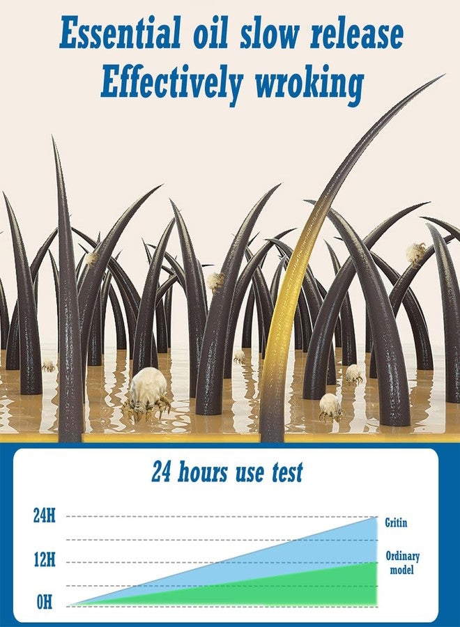 CartHome طوق مضاد للقراد للكلاب، طوق مضاد للقراد، طوق مضاد للقراد للكلاب، متين ومقاوم للماء، مناسب للاستخدام اليومي والأنشطة الخارجية للحيوانات الأليفة، مناسب كهدية لمحبي الحيوانات الأليفة (لونان، مقاس متوسط) - Image 3